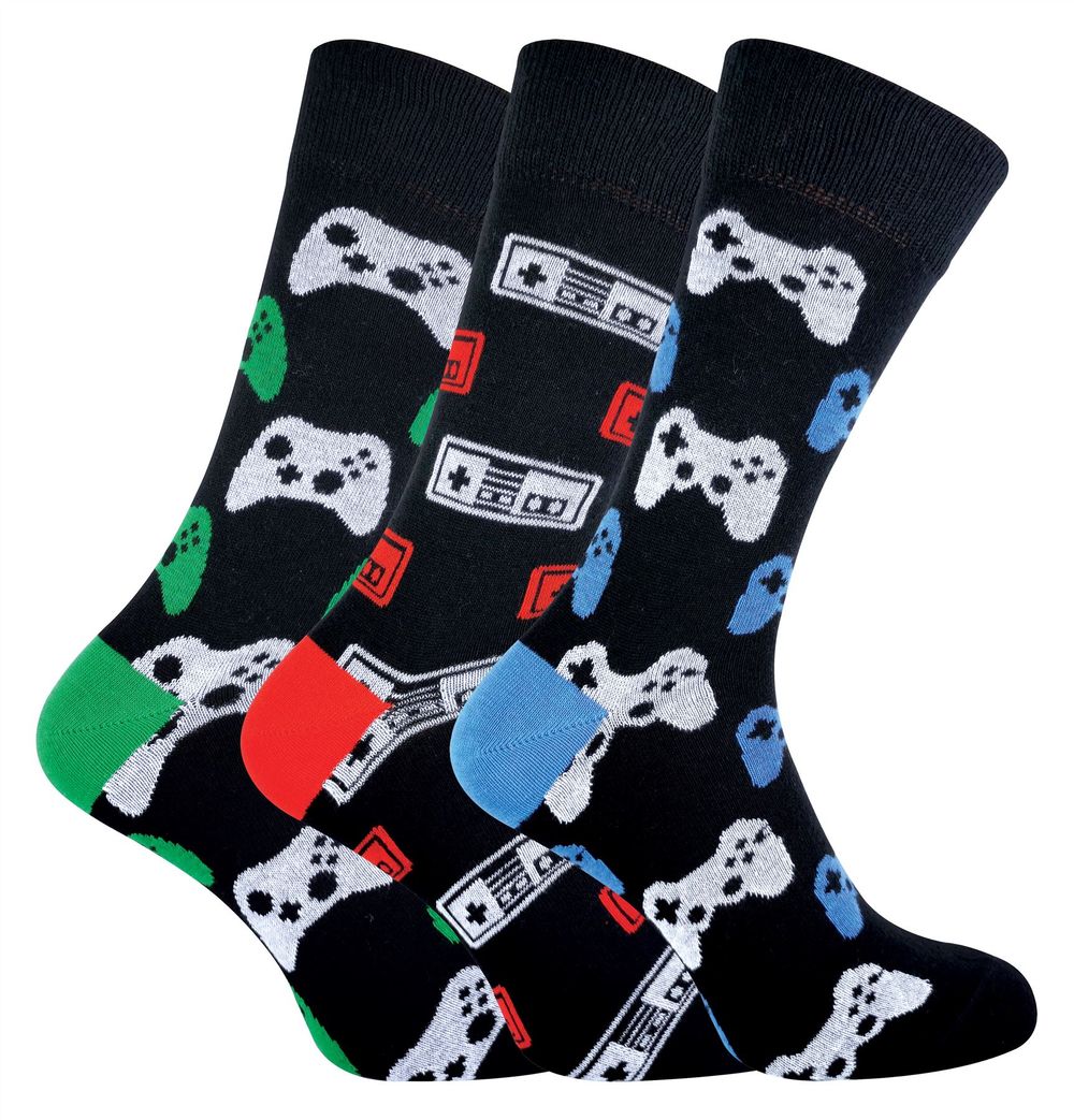 Sock Snob - 3 Pack Mens Gaming Socks