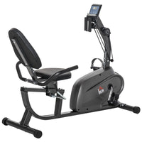 
              HOMCOM Exercise Training Stationary Cycling Bike with LCD Monitor & Pad Holder
            