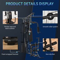
              HOMCOM Multifunction Home Gym Weight Training Station Fitness Strength Machine
            