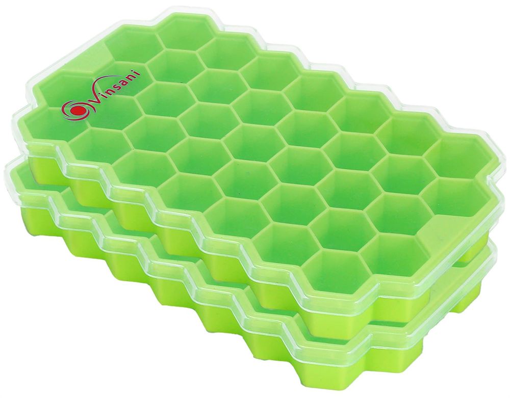 VINSANI 2 PACK ICE CUBE TRAY HEXAGON