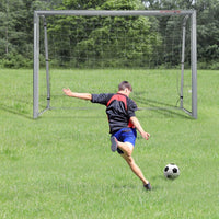 
              SPORTNOW 8ft x 5ft Football Goal, Simple Set Up Football Training Net
            