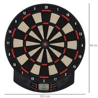 Electronic Dartboard 26 Games 185 Variations with 6 Darts Ready-to-Play