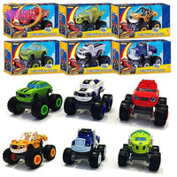 
              Classic Blaze Cars Model Inertia Diecast Vehicles Racing Figure Blaze Toys for Children Monsters Truck Machines Car Toy Kids
            