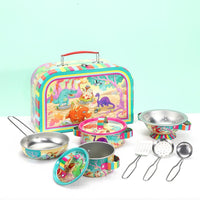 
              SOKA Dinosaur Kids Kitchen Set Toy Pots and Pans Set Toy Kitchen Accessories
            