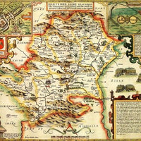 Hertfordshire Historical Map 1000 Piece Jigsaw Puzzle (1610)