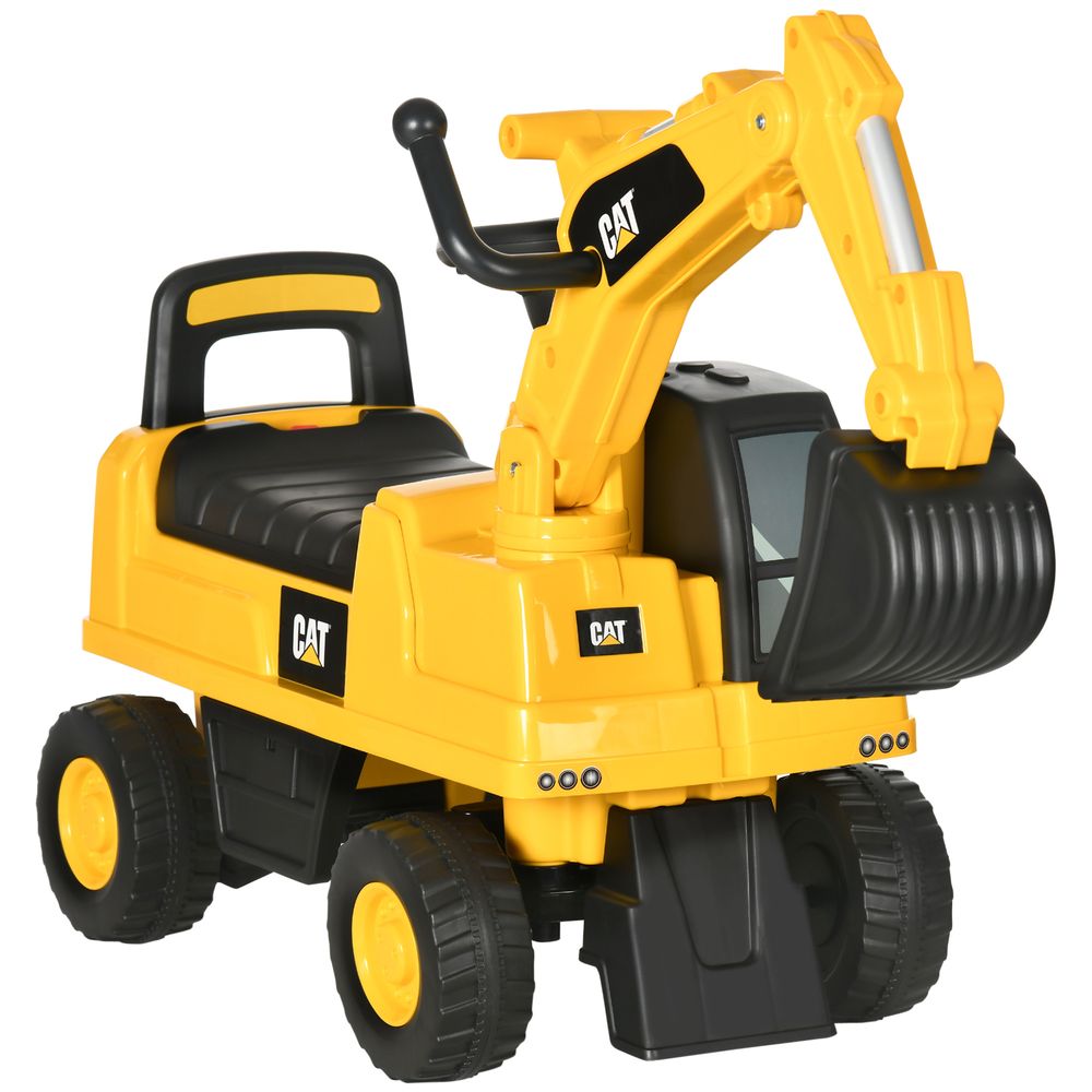 CAT Licensed Kids Construction Ride-On Digger with Shovel for 1-3 Years