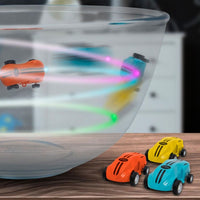 Doodle Mini Car Spinner with Flashing Lights BLUE
