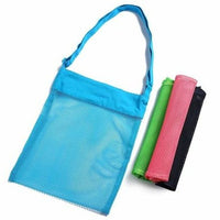 Set of 4 Beach Shell Bags for Kids Colorful Mesh Beach Bags Kids Sea
