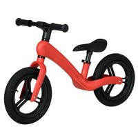 AIYAPLAY 12 inch Kids Balance Bike with Adjustable Seat Rubber Wheels RED