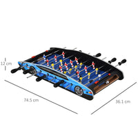 
              2ft Foosball Table Football Arcades Competition Sized for Kids, Adults, Indoor HOMCOM
            