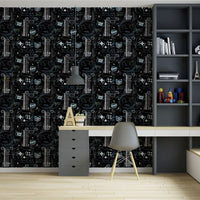 Arthouse Gaming Glitch Charcoal Blue Wallpaper 923900 - Childrens Kids Gamer