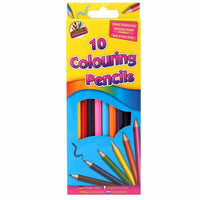 
              ArtBox Bright Colour Safe & Non-Toxic Full Size 10 Colouring Pencils
            