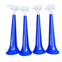 
              4pcs Football Cheer Horns Stadium Soccer Ball Cheerleading Party Supplies Crisp Sound Kids Children Trumpet for Sports Meet
            