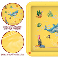 
              SOKA 168cm Square Inflatable Sprinkler Splash Pad Play Mat Water Pool Summer Toy YELLOW
            