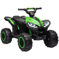 
              HOMCOM 12V Electric Quad Bikes for Kids Ride On Car ATV Toy for 3-5 Years Green
            