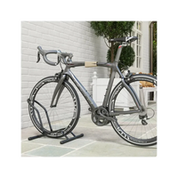 
              SPORTNOW Bike Stand Bicycle Storage Rack for Indoor Garages Flat Use
            