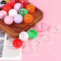 50pc Mini 28/32MM Clear Transparency Plastic Capsule Toy Surprise Ball Tiny Container Making Things Model Gashapon toy Random