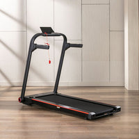 
              Electric Folding Treadmill w/ Wheels, Safety Button and LED Monitor
            
