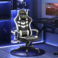
              Vinsetto Racing Gaming Chair with Lumbar Support Headrest Gamer Office Chair Black White
            