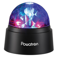 
              Powertron Starball Disco Light | Compact and portable, Multi-coloured light
            