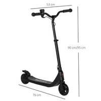 
              HOMCOM 120W Electric Scooter with Battery Level Display Rear Break BLACK
            