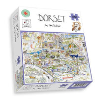 Map of Dorset - Tim Bulmer 1000 Piece Jigsaw Puzzle