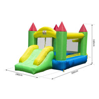 HOMCOM Bouncy Castle with Slide Inflatable Bouncer Kids Jumper Bounce Castle