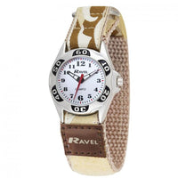 
              Ravel Children Velcro Nylon Watch Available Multiple Colour & Design R1507
            