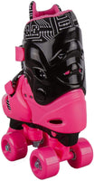 
              Electra Adjustable Quad Boot Roller Skates Medium Black Pink 13J-2
            
