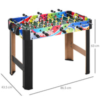 
              2.8FT Football Table Classic Pub Gaming 22 Players 2 Teams Scoreboard HOMCOM
            