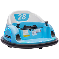 
              AIYAPLAY 360° Rotation 12V Kids Bumper Car w/ Remote Control
            