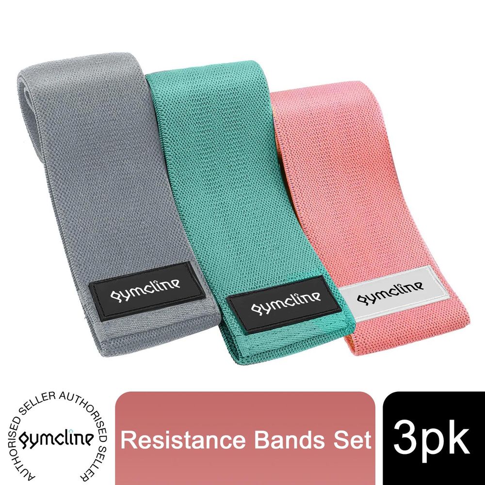 Gymcline Resistance Bands Set for Beginners to Experts w/ 3 Levels & Storage Bag