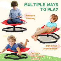 
              AIYAPLAY Spinning Chair for Autism Sit and Spin, Coordination & Balance, Red
            