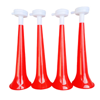 
              4pcs Football Cheer Horns Stadium Soccer Ball Cheerleading Party Supplies Crisp Sound Kids Children Trumpet for Sports Meet
            