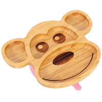 
              VINSANI BAMBOO MONKEY BABY PLATE BOWL & SPOON SET
            