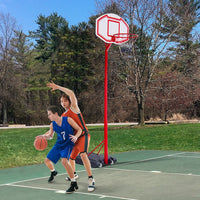 
              HOMCOM Adjustable Basketball Stand Backboard with Wheels For Kids 2.1-2.6m
            