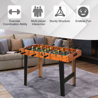 
              Wooden Soccer Football Table 84.5cm Arcades Game Room Bar, 2 Foosballs HOMCOM
            