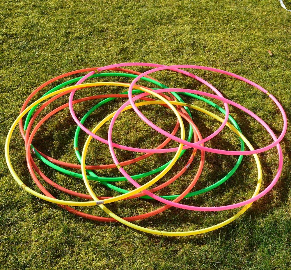 Single pure colour plastic Hula -hoop (Dia:55cm)