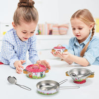 
              SOKA Kitchenware Set Metal Kids 10 PCS Kitchen Set with Carry Case ANIMALS
            