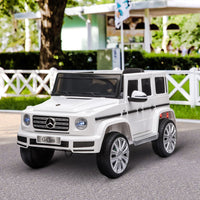 Mercedes Benz G500 12V Kids Electric Ride On Car Remote Control WHITE