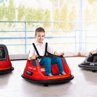 
              HOMCOM Kids Bumper Car with 360-Degree Rotation Spin Lights Music RED
            