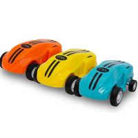 Doodle Mini Car Spinner with Flashing Lights YELLOW