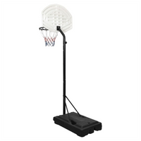 vidaXL Basketball Stand White 237-307 cm Polyethene