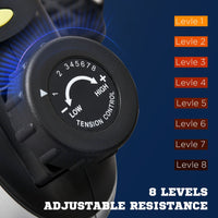 HOMCOM Mini Exercise Bike 8 Levels Magnetic Resistance Leg Fitness LCD Display