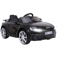 
              12V Battery Licensed Audi TT Ride On Car w/ Remote Headlight MP3 Black
            