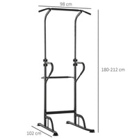 Power Tower Dip Station Pull Up Bar Multi-Function Push Up Equipment Home Gym