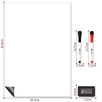 
              Vinsani A3 Whiteboard w/ 2 Markers and Eraser 0000140
            