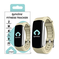 Gymcline Vesper Fitness Tracker with Body Temperature Monitoring, Cream