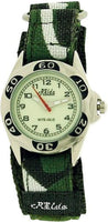 
              Relda Kids Nite-Glo Luminous Dial Green Camouflage Army Easy Fasten Watch REL64
            