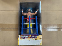 
              WWE Wrestlemania MACHO MAN Randy Savage 6 inch Action Figure with Ring Cart *Damaged Box*
            